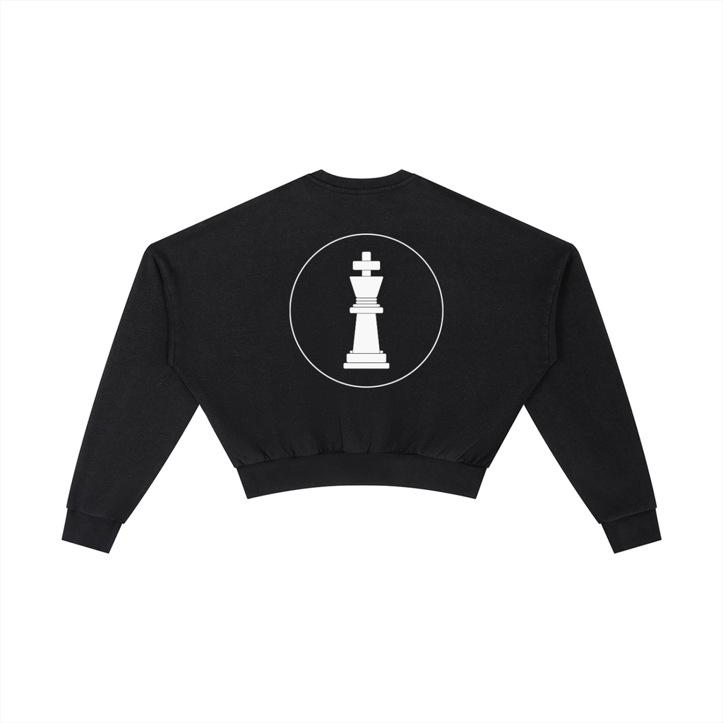 Vintage Washed Cropped Sweatshirt