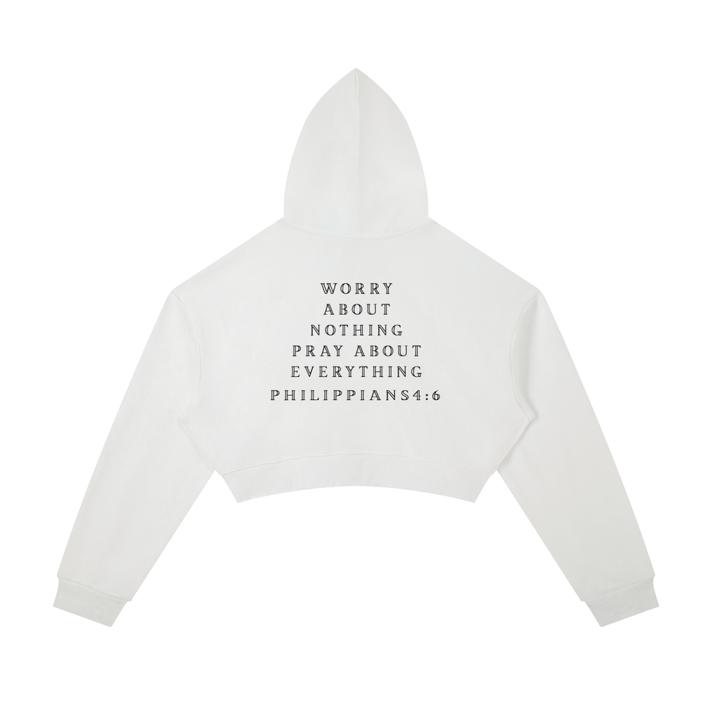 Essential Cropped Zip-Up Hoodie
