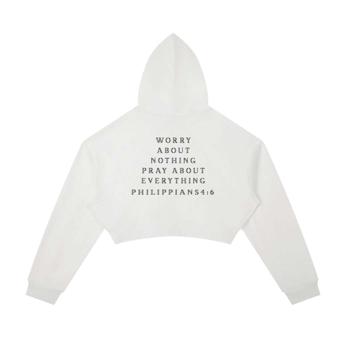 Essential Cropped Zip-Up Hoodie